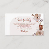 Arch boho Kürbisbücher für die Kinderkarte Begleitkarte (Vorderseite)