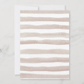 Arch Boho Pumpkin und Pampas Grass Baby Dusche Einladung (Rückseite)