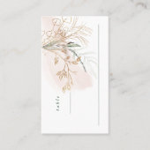 Arch Botanical Eukalyptus Golden Greenery Moss Pl Platzkarte (Vorderseite)