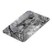 Arch Bridge über Frozen River im Winter Magnet (Linke Seite)