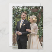 Arch-Butter-Gelb-Rose-Foto-Engagement-Partei Einladung (Rückseite)