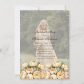 Arch Butter-Gelbes Foto Junggeselinnen-Abschied Einladung (Vorderseite)