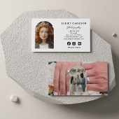 Arch Calligraphy Script Fotografie Visitenkarte