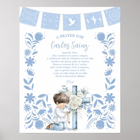 Arch Cielito Lindo Erstkommunion Junge Poste Poster (Vorne)