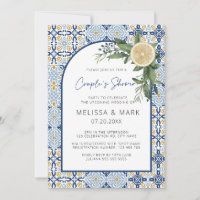 Arch Citrus Lemon Amalfi Positano Couples Shower
