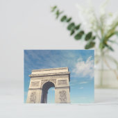 Arch de Triumph Feiertagspostkarte (Stehend Vorderseite)