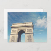 Arch de Triumph Feiertagspostkarte (Vorne/Hinten)