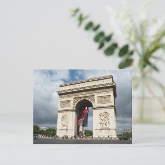 Arch de Triumph Postkarte (Stehend Vorderseite)