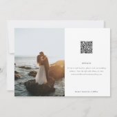 Arch Detail Vollständiges Foto Save the Date ausge (Rückseite)