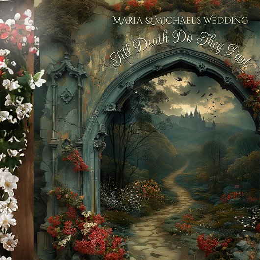 Arch Dracula Burg Gotisches Foto Stand Hintergrund Wandteppich