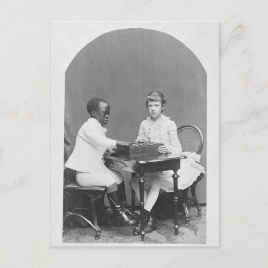 Arch Duchess Marie-Valerie von Österreich & Rustim Postkarte (Vorderseite)