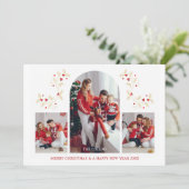 Arch Effect Christmas Branches 3 Photos Collage (Stehend Vorderseite)