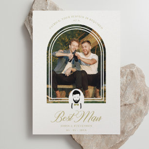 Arch Effect Trauzeuge Funny Wedding Einfaches Ange