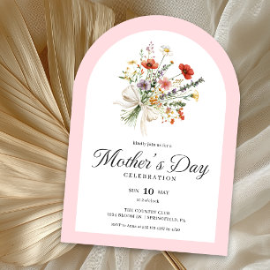 Arch Floral Muttertags-Brunch-Einladung Einladung