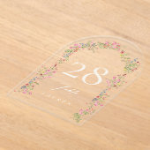 Arch floral Wedding Akryllische Tischnummern (Ablage )