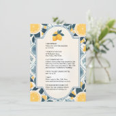 Arch Food Fun Frucht Limone Lemon Militärische Hoc Begleitkarte (Stehend Vorderseite)