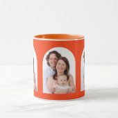 Arch Foto 3 Familienbilder Personalisiert Tasse (Zentrum)