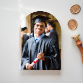 Arch Foto Blue Gold Abschluss Ankündigung