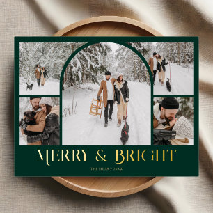 Arch Foto Collage Frohe Weihnachtsfeiertage Folien Feiertagspostkarte