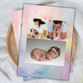 Arch Foto Collage Hello Baby Birth Ankündigung