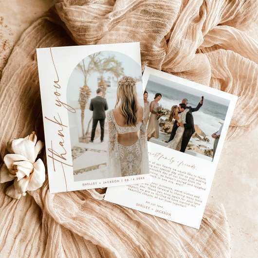 Arch-Foto Danke-Karte | Dankeschön-Karte Einladung