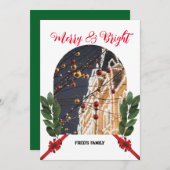 Arch Foto elegant fröhliche Weihnachten (Vorne/Hinten)