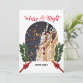 Arch Foto elegant fröhliche Weihnachten (Stehend Vorderseite)