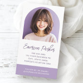 Arch Foto frisch und trendig lila oder in jeder be Visitenkarte