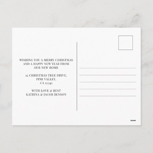 Arch Foto Frohe Weihnachten New Zuhause Forest Mov (Rückseite)