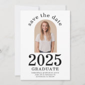 Arch Foto Graduate 2025 Graduation Party Save The Date (Vorderseite)
