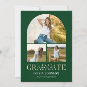 Arch Foto Graduation Party Einladung (Vorderseite)