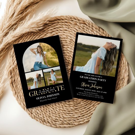 Arch Foto Graduation Party Einladung