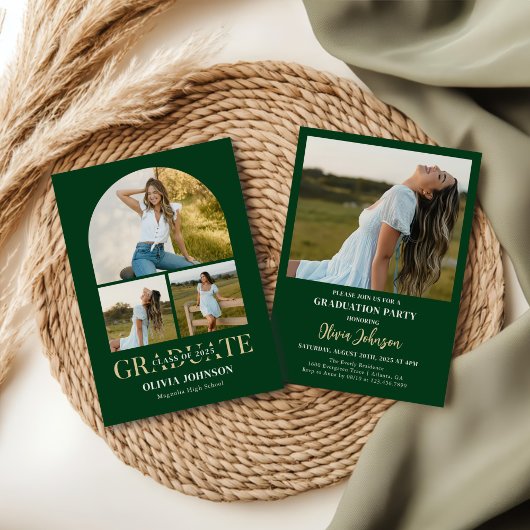 Arch Foto Graduation Party Einladung