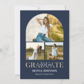 Arch Foto Graduation Party Einladung (Vorderseite)