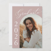 Arch Foto Graduation Party Einladung Ankündigung (Vorderseite)