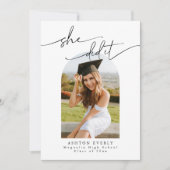 Arch Foto Graduation Party Einladung Ankündigung (Vorderseite)