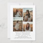 Arch Foto Graduation Party Einladung Ankündigung (Rückseite)