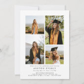 Arch Foto Graduation Party Einladung Ankündigung (Rückseite)