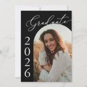 Arch Foto Graduation Party Einladung Ankündigung (Vorderseite)