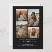 Arch Foto Graduation Party Einladung Ankündigung (Rückseite)