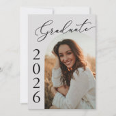 Arch Foto Graduation Party Einladung Ankündigung (Vorderseite)
