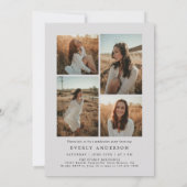 Arch Foto Graduation Party Einladung Ankündigung (Rückseite)