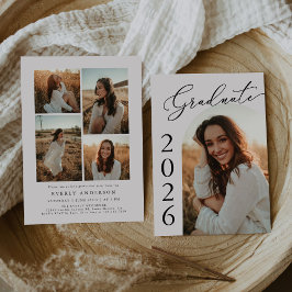 Arch Foto Graduation Party Einladung Ankündigung