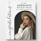 Arch Foto Herzlichen Glückwunsch an unseren Absolv Fotoplatte (Vorderseite)