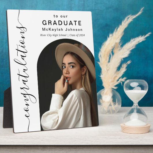 Arch Foto Herzlichen Glückwunsch an unseren Absolv Fotoplatte (Seite)