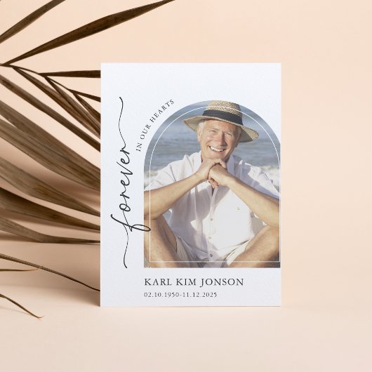 Arch Foto Kalligrafie Script Beileid Beerdigung Dankeskarte