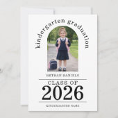 Arch-Foto Kindergarten-Absolvent 2026 Ankündigung (Vorderseite)