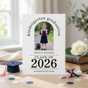 Arch-Foto Kindergarten-Absolvent 2026 Ankündigung