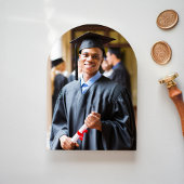 Arch Foto Lila Gold Abschluss Ankündigung