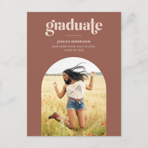 Arch Foto Moderne Typografie Rust 2025 Abschluss Postkarte